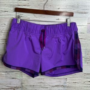 Lululemon purple shorts athletic size 8